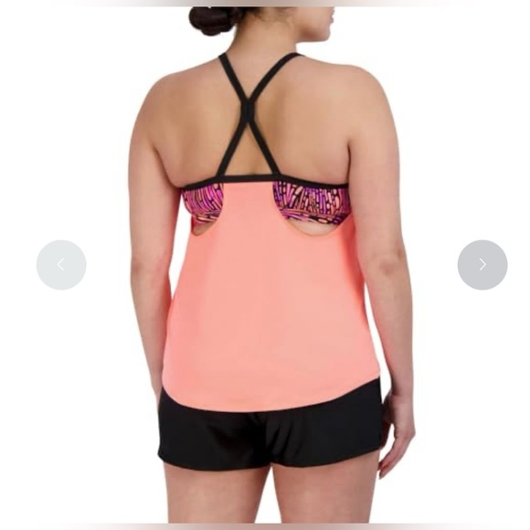 ZeroXspsur Sport Tankini Top Scallop size L - Picture 3 of 15